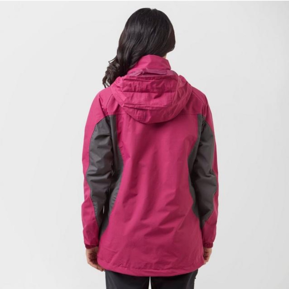 LL BEAN Fuchsia Gray 3-in-1 Ski Mountain Jacket M Medium $300 EUC KL - Picture 3 of 16